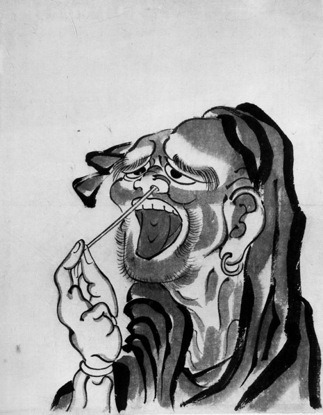 Daruma (Buddhist Saint), 18th-19th century. Creator: School of Katsushika Hokusai.