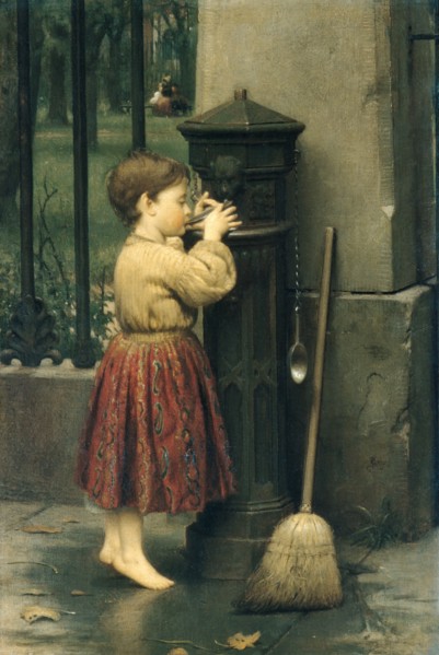 The Crossing Sweeper, ca. 1860s. Creator: Seymour Joseph Guy.