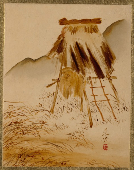 Rice-Drying Frame. Creator: Shibata Zeshin.