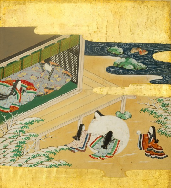 The Tale of Genji (Genji Monogatari), 17th century. Creator: Shoren'in Sonjun Shinno.