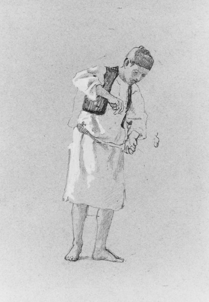 Study of a Man. Creator: Thomas Hovenden.