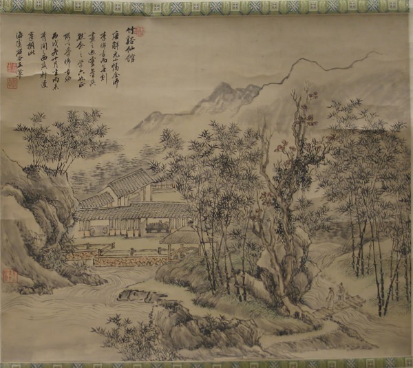 Immortals' Studio by Stream and Bamboo, 18th century or later. Creator: Unknown.