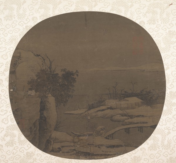 Bridge in Snow, late 10th century. Creator: Unknown.