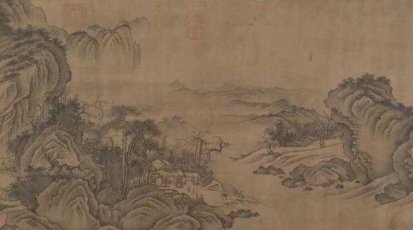Buddhist Temples amid Autumn Mountains, 14th century. Creator: Unknown.