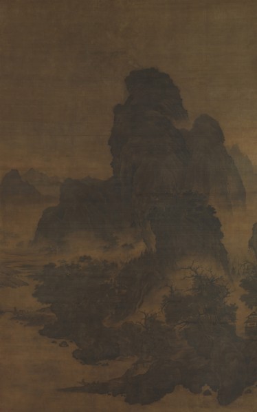 Landscape in the style of Fan Kuan, early 12th century. Creator: Unknown.