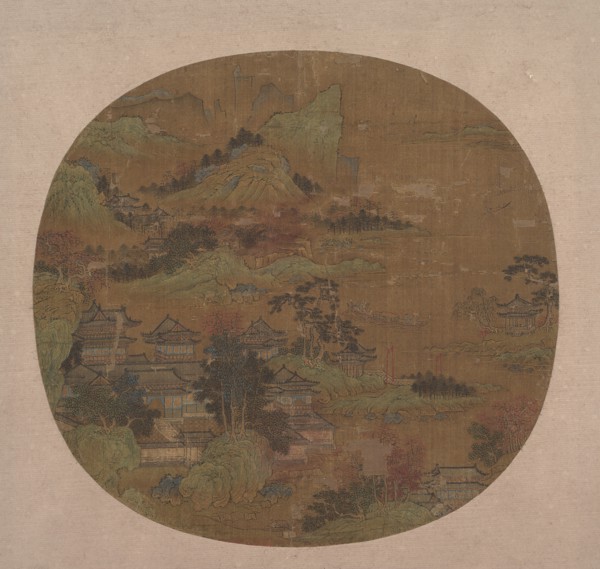 Palaces among Autumn Mountains. Creator: Unknown.
