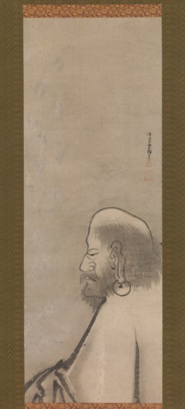 Portrait of Daruma, early 17th century. Creator: Unkoku Togan.