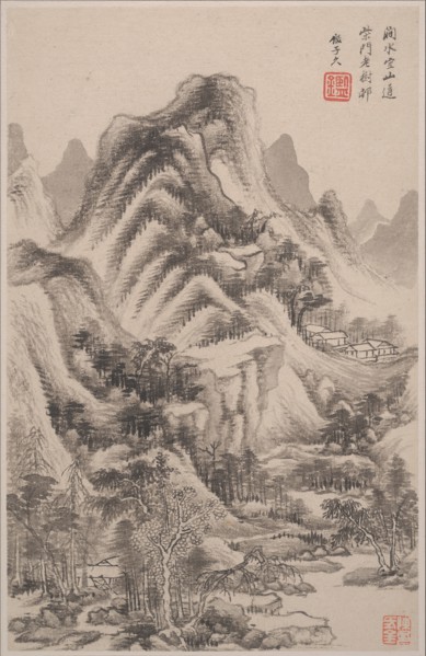 Landscapes in the styles of old masters, dated 1668. Creator: Wang Jian.