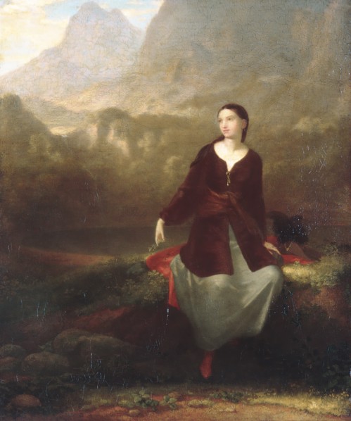 The Spanish Girl in Reverie, 1831. Creator: Washington Allston.
