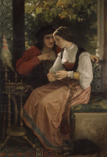 The Proposal, 1872. Creator: William-Adolphe Bouguereau.