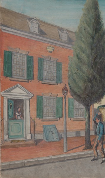 Tea Rusk and Brick House, 1870s. Creator: William P. Chappel.