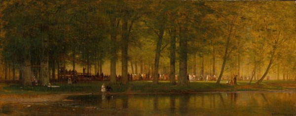 The Camp Meeting, 1874. Creator: Worthington Whittredge.