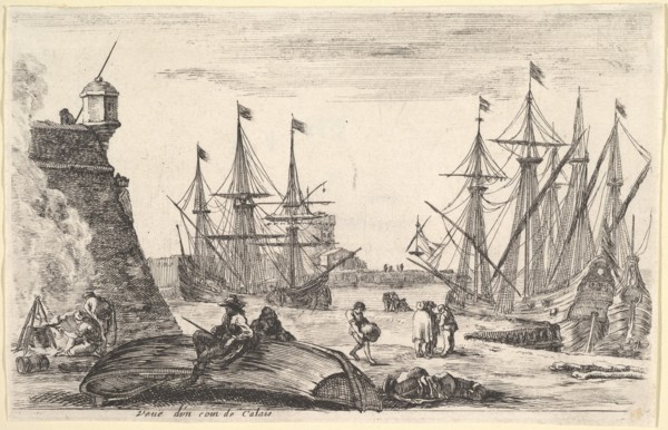 View of a part of Calais