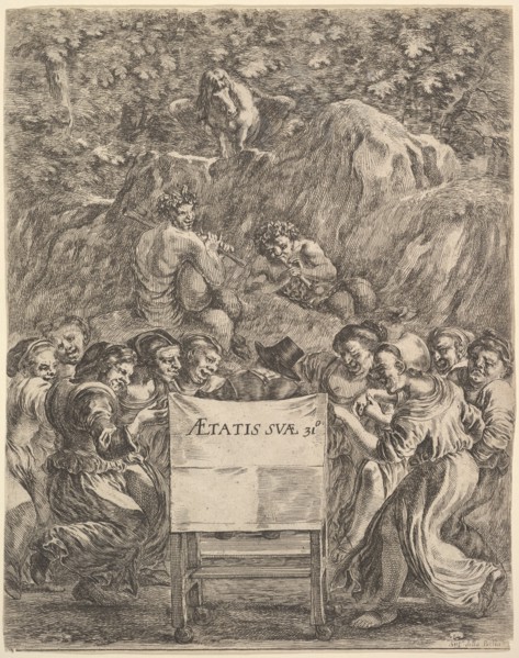 Frontispiece for 'The Works of Scarron'