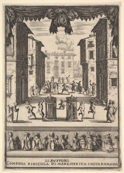 Frontispiece for the comedy 'The Buffoons'