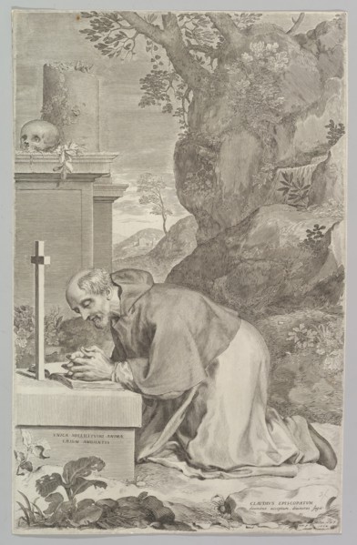 St. Claude, 1664. Creator: Claude Mellan.
