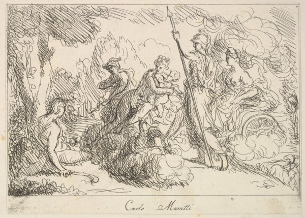 Gods and Goddesses in a Landscape, 1740-1802. Creator: Giuseppe Canale.
