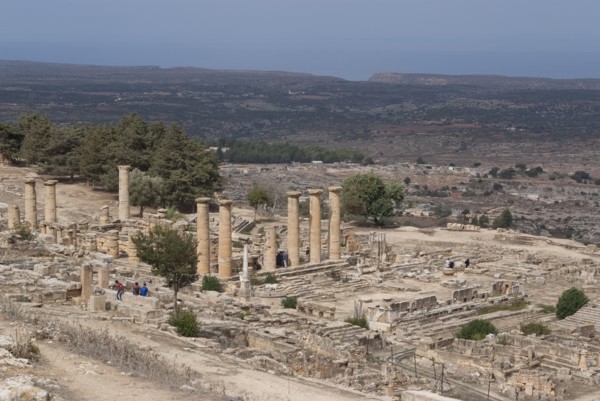 Libya, Cyrene, Sanctuary of Apollo, Temple of Apollo, 2007. Creator: Ethel Davies.