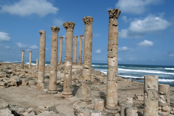 Libya, Sabratha, Temple of Isis, 2007. Creator: Ethel Davies.