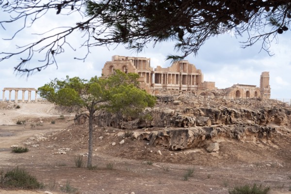 Libya, Sabratha, Theatre, 2007. Creator: Ethel Davies.