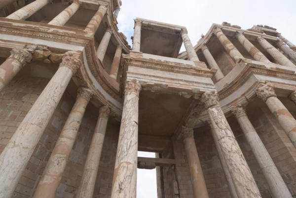 Libya, Sabratha, Theatre, 2007. Creator: Ethel Davies.