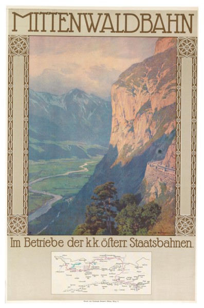 Mittenwald Railway, c. 1912. Creator: Jahn, Gustav
