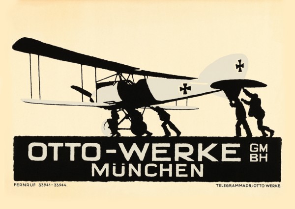 Otto-Werke, München , c. 1915. Creator: Hohlwein, Ludwig