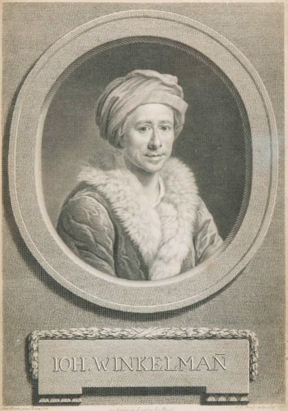 Portrait of the art historian and archaeologist Johann Joachim Winckelmann