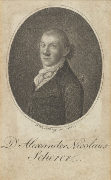 Portrait of Alexander Nicolaus Scherer