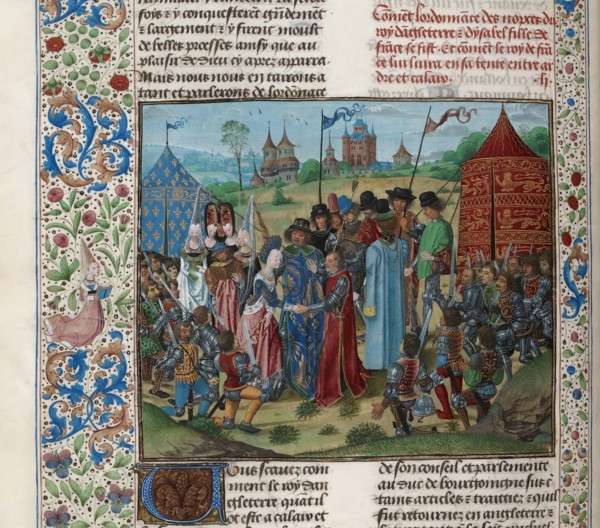 Marriage of Isabella of Valois and Richard II, ca 1470-1475. Creator: Anonymous.