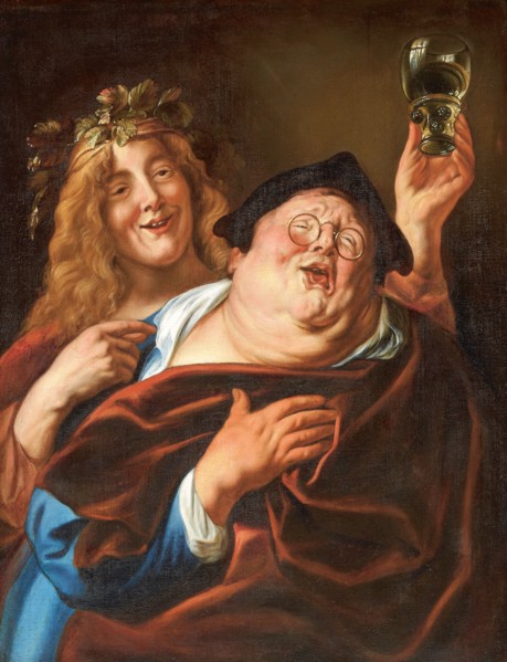 Bacchus and a Follower , after 1645. Creator: Jordaens, Jacob