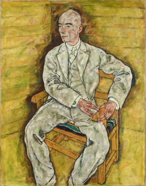 Portrait of Victor Ritter von Bauer , 1918. Creator: Schiele, Egon