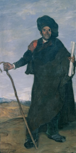 Portrait of the poet Don Miguel, c. 1900. Creator: Zuloaga y Zabaleto, Ignacio