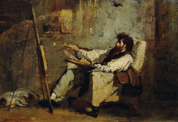 Self-Portrait. Creator: Munkácsy, Mihály