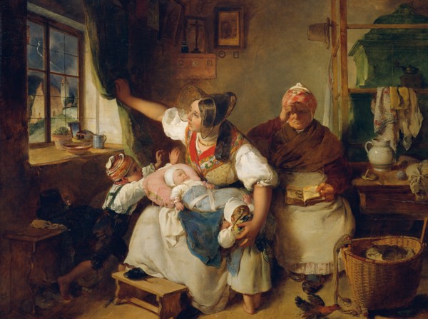 The storm, 1837. Creator: Fendi, Peter