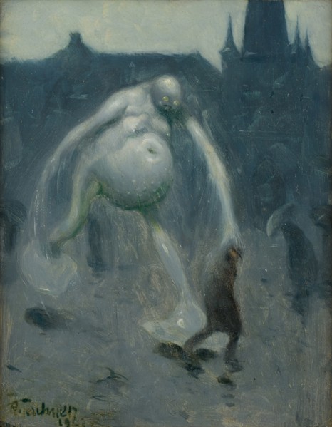 Downpour, 1907. Creator: Teschner, Richard