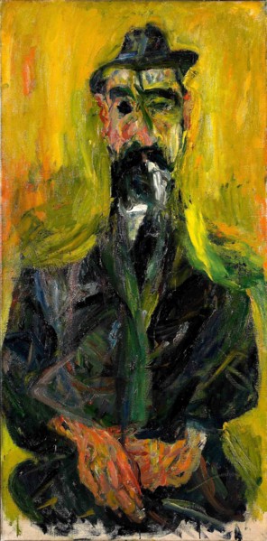L'Homme au Chapeau, ca 1919. Creator: Soutine, Chaim