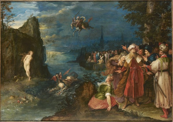 Perseus Freeing Andromeda, ca 1600-1610. Creator: Brueghel, Jan, the Elder