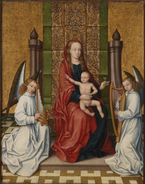 The Virgin and child enthroned, Between 1550 and 1560. Creator: Coffermans, Marcellus