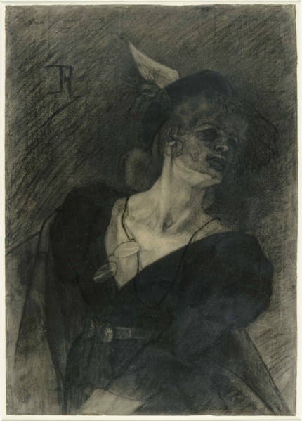 La femme au lorgnon.