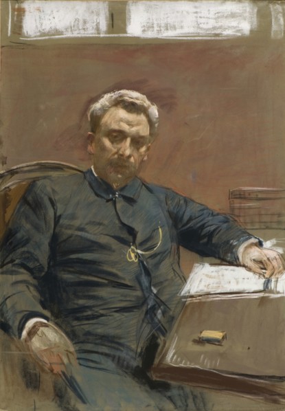 Portrait of the silent film actor Alexander Pavlovich Lensky