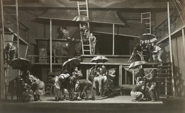 Scene from The Witch by Abraham Goldfaden, State Jewish Chamber Theater, Moscow, 1921. Creator: Anonymous.