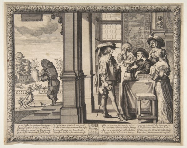The Prodigal Son Leaves Home, ca. 1636. Creator: Abraham Bosse.