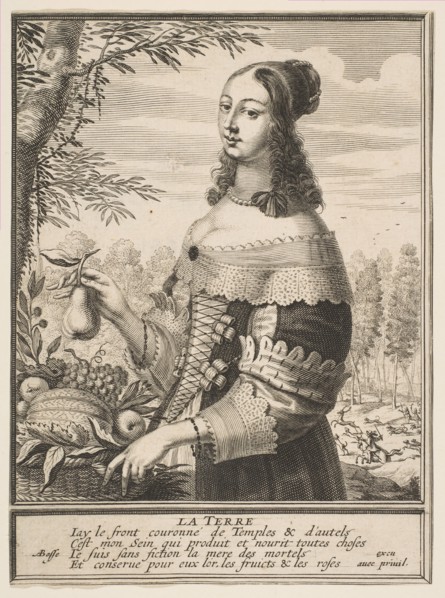 Earth, 1630. Creator: Abraham Bosse.