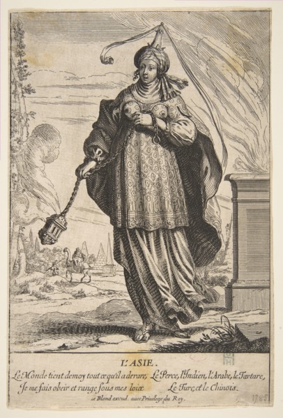 Asia, mid to late 17th century. Creator: Abraham Bosse.