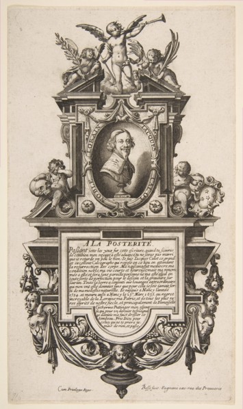 Portrait of Jacques Callot, ca. 1636. Creator: Abraham Bosse.