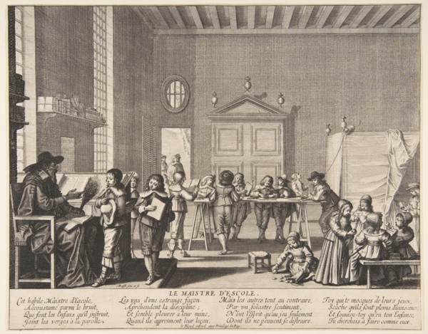 The School Master, ca. 1635-38. Creator: Abraham Bosse.