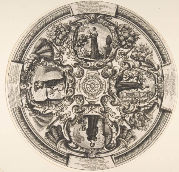 The Four Seasons, mid to late 17th century. Creator: Abraham Bosse.