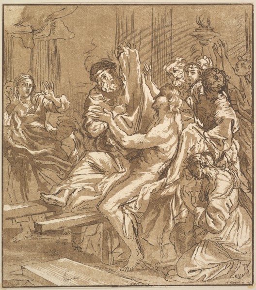 The Miracle of Naim, 1786. Creator: Adam von Bartsch.