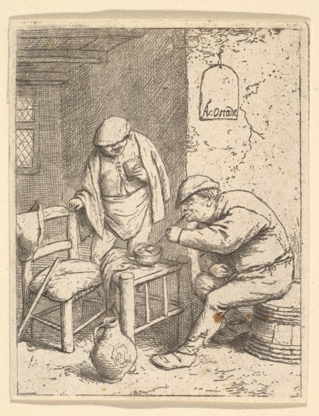 The Smoker and the Drinker, 1682